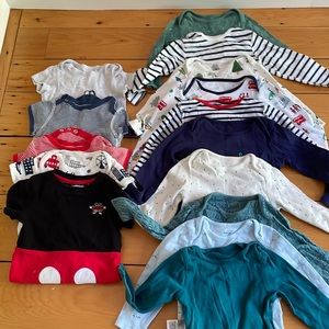Bundle of 15 onesies ages 18-24 months